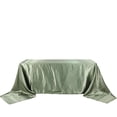 thumbnail image 2 of BalsaCircle 90" x 156" Satin Rectangular Tablecloth Eucalyptus Sage Green, 2 of 8
