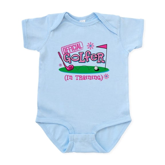 CafePress - Girl Golfer In Training Infant Bodysuit - Baby Light Bodysuit, Size Newborn - 24 Months