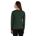 thumbnail image 4 of Inkmeso T-shirt Manches Longues à Manches Longues pour Femme Solid Button Henley T-shirts, 4 of 7