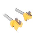 thumbnail image 1 of Flooring Router Bit, PTFE Coating Carbon Steel + Alloy Tongue Grooves Routers Bits  For Wood Floors, 1 of 8