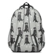 thumbnail image 3 of Black Labrador Backpack for School,Cute School Bag,Schoolbag with Adjustable Shoulder Straps & Padded Back,16.9 Inch, 3 of 5