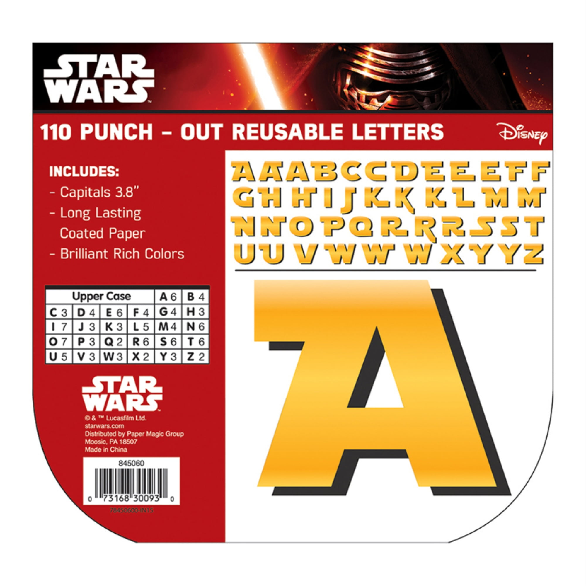 Laag Misbruik Commissie Star Wars Deco Letters, Pack of 110 - Walmart.com