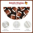 thumbnail image 5 of Kll Brown Football On Black Christmas Tree Skirt 36",Party Decorations Farmhouse For Christmas Decorations Holiday Party, 5 of 8
