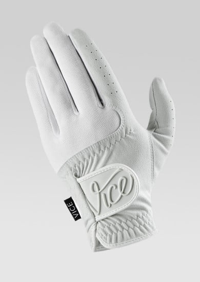 (2 pack) Vice Golf Duro White | Golf Glove | Great Fit and Feel | Left Hand XL