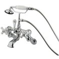 thumbnail image 1 of Wall Mount Clawfoot Tub Filler with Hand Shower, 1 of 1