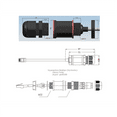 thumbnail image 3 of Adaptateur LAN Ethernet M22 RJ45 Connecteur Étanche Câble Réseau 25 cm Blindé Prise de Protection IP67 DHL, 3 of 7