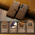 thumbnail image 2 of for Samsung Galaxy A36 5G Case, PU Leather Detachable Vintage Wallet Flip Magnetic Clousure Drop Protective Slim Phone Case Cover for Samsung Galaxy A36 5G with Card Holder - Brown, 2 of 8