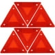 thumbnail image 1 of 6 reflectores triangulares para vehículos, señales de seguridad, señales de advertencia triangulares de movimiento lento, 1 of 5