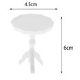 thumbnail image 4 of kusrkot 1/12 Scale Dollhouse Miniature Garden Furniture Simple Round Table Coffee Table for Doll House Decor, 4 of 9
