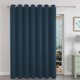 thumbnail image 1 of Joydeco Cortinas Opacas Divisorias Para Puertas Corredizas De Cristal De 84 Pulgadas De Largo, 1 Panel Extra Ancho Para Puertas Corredizas Para Patio, Dormitorio, Sala De Estar (Azul Marino, 100 X 84, 1 of 5