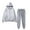 Light Gray, variant on KKBOTIVE Men's Zip Up Sweatsuit - Casual Sweater Suit Loose Cardigan Hoodie Sweatpants 2 Piece Set Mens Fall Winter Tracksuit ( Dark Gray Size: XL )
