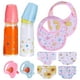 thumbnail image 1 of Juego de pañales para muñecas BABESIDE con biberones, chupetes y baberos, 1 of 7