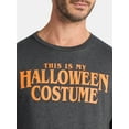 thumbnail image 4 of Halloween Men's This Is My Costume Graphic Tee from Way to Celebrate, Sizes XS-3XL, 4 of 5