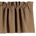 thumbnail image 4 of York Ticking Valance - Black 72x15.5, 4 of 4
