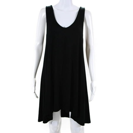 

Pre-owned|Feel The Piece Womens Sleeveless Scoop Neck Shift Dress Black Size M/L