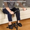 thumbnail image 5 of Zepkd Elderly Exercise Bike Metal Home Fitness Equipment with Adjustable Tension & Height Portable Pedal Exerciser for Arm Leg Rehabilitation 220lbs Load Black, 5 of 10