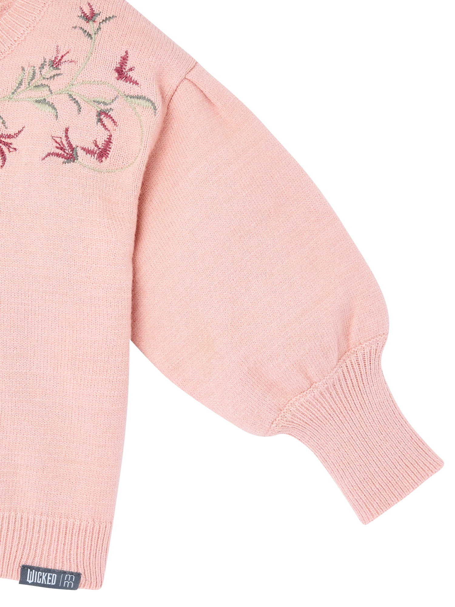 Modern Moments Toddler Girl Wicked Sweater Knit Top, Sizes 12 Months - 5T