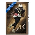 thumbnail image 3 of NFL New Orleans Saints - AlVin Kamara 19 Wall Poster, 14.725" x 22.375", Framed, 3 of 6