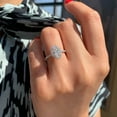 thumbnail image 2 of GIMELIS 2.01 CT Oval Lab Diamond Solitaire Engagement Ring, 14K White Gold, 2 of 5