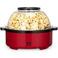 thumbnail image 1 of Popcorn Maker, 3.3QT Electric Hot Oil Popcorn Popper Machine with Large Lid for Serving Bowl Healthy and Quick Snack, 10 Cups of Popped Popcorn, Red, 1 of 7