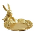 thumbnail image 2 of Resin Rabbit Figurine Jewelry , Organizer Storage Tray Dish for Displaying s, Bracelets, Necklaces, Ears Small Accessories, 2 of 8