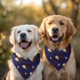 thumbnail image 2 of Dog Bandana 2 Pack,Cute Hedgehog Pattern Bandanas for Dogs,Cat Bandana,Small/ Large Dog Bandana 2 Size,Dog Bandanas, 2 of 6