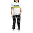thumbnail image 5 of CafePress - Pray For Ukraine Pajamas - Women's Short Sleeve Print T-Shirt and Pants Light Cotton Pajama Set, 5 of 7