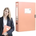 thumbnail image 1 of Thickened Archive Box Plastic File Box Large Capacity Blue Document Contract Storage Data Box, 1 of 9