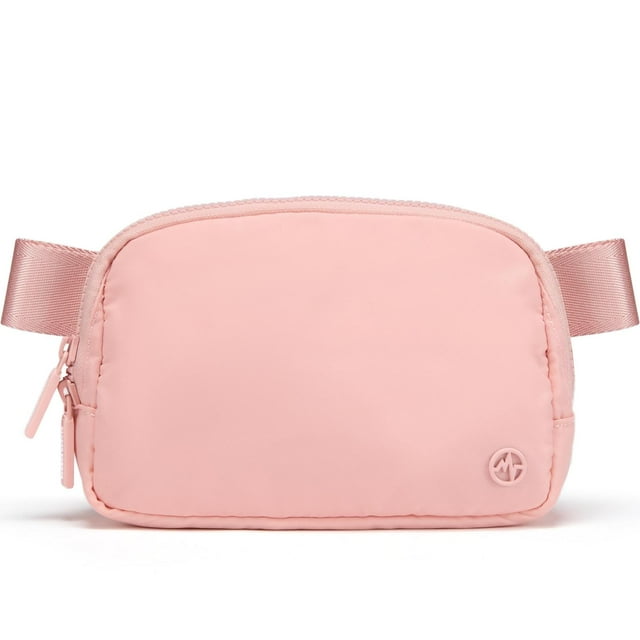 Riñonera Pander Rosa Mono de Nailon con Doble Cierre
