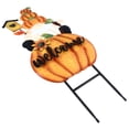 thumbnail image 4 of Gnomo Calabaza Estaca A Prueba De Herrumbre Decorativo De Hierro Forjado Letrero Exterior para Césped Patio Jardín, 4 of 14