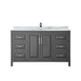 thumbnail image 6 of Wyndham Collection Wcv252560sunsmxx Daria 60" Free Standing Single Vanity Set - Dark, 6 of 7