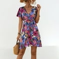 thumbnail image 1 of Robe d'Été pour Femmes 2024 Grande Taille Imprimée en Solde à Moins de 10!, 1 of 8