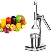 Manual Citrus Juicer, Portable Stainless Steel Hand Press Orange Lemon Limes Drink Lever Squeezer Fruit Grapefruits Juice Extractor for Home Kitchen Commercial Use - US Shipping