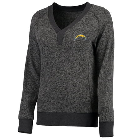 Charger Charcoal - Los Angeles Chargers NFL Pro Line Women's Forest Sweater - Charcoal