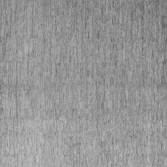 Ahgly Company Indoor Square Solid Gray Modern Area Rugs, 5' Square
