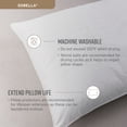 thumbnail image 3 of Sobel Westex: 2 Pack Hotel Sobella Bed Pillows for Sleeping for Adults | Side Sleeper Pillow | Hotel Quality, 300 TC,100% Cotton Case | Hypoallergenic, Soft, Machine Washable Queen (2 Pack), 3 of 4