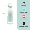 thumbnail image 2 of HOLIDAY TIME Bouteille d'eau en acier inoxydable de 17oz, 2 of 5