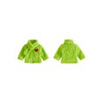 thumbnail image 2 of RUINIXCW Toddler Baby Girl Christmas Coat Front Zip Long Sleeve Jacket with Scarf, 2 of 8