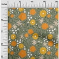 thumbnail image 2 of oneOone Viscose Chiffon Orange Fabric Kids Floral Sewing Fabric By The Yard Printed Diy Clothing Sewing Supplies 42 Inch Wide, 2 of 4