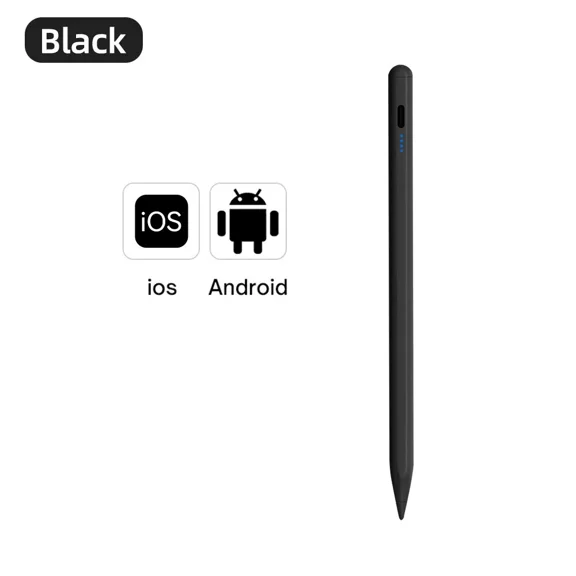 Magnetic Stylus Pen for IPad Air 13 11 2024 Pro 11 Pro 13 2024 Pro 12.9 11 2018-2024 Mini 1 2 3 4 5 6 10.5 Tilt Sensitivity (black)