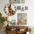 thumbnail image 4 of German Shepherd Decorative Wall Clock Unique Design 10-Inch Silent Wooden Wall Clock, Battery Operated (AA Batteries Not Included), Artistic Home Decor, 4 of 7