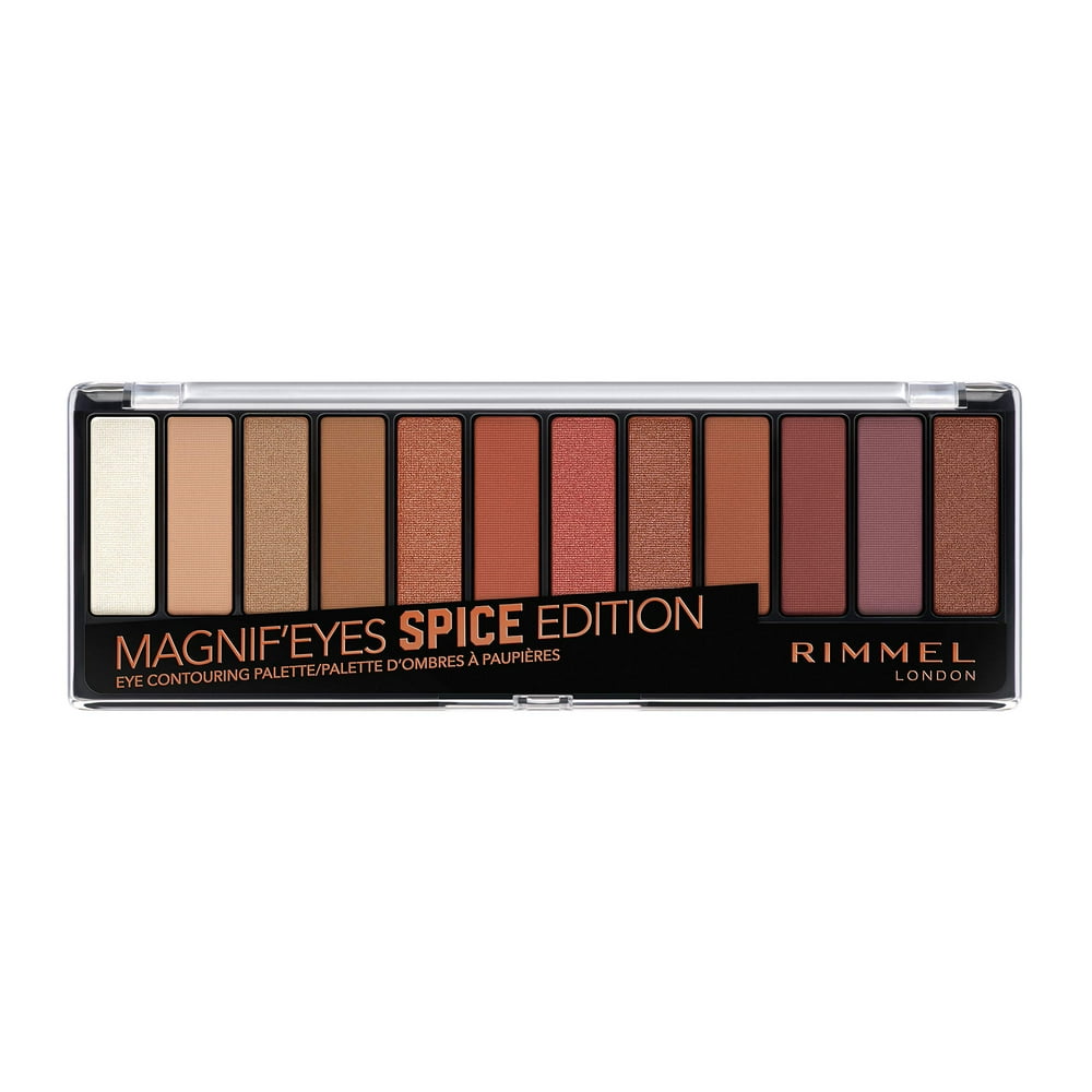 2 PACK Rimmel London Magnif'eyes Eyeshadow Palette, Spice Edition ...