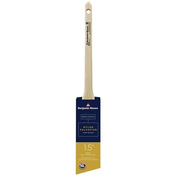 Premier Paint Roller 1024554 1.5 in. Nylon & Polyester Bristle Firm Paint Brush - 0.43 in. Handle