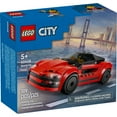 thumbnail image 3 of LEGO City Red Sports Car Toys - Building Toys for Kids, Boys & Girls, Ages 5+ - Educational Gifts for Birthdays & Holidays - Includes Minifigure & Other Accessories - 60448, 3 of 9