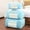 Light Blue, variant on Home Textile Storage,Home Edit Storage Large Capacity Clothes Storage Bag Organizer With Reinforced Handle Thick Fabric For Comforters Blankets Bedding Foldable With Sturdy Zipper
