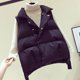 thumbnail image 1 of Chaleco de bolsillo para mujer, chaqueta corta, invierno, sin mangas, cuello vuelto, cremallera, prendas de vestir exteriores sólidas Fridja  po1231, 1 of 4