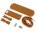 thumbnail image 3 of DIY Leather Bag Bottom Base Flap Cover Twist Lock Shoulder Bag Making Parts marrón Zulema Bolsas de bricolaje Fabricación de piezas, 3 of 8