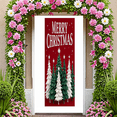 thumbnail image 2 of Decorative Design Christmas Banner Colorful Trees Holiday Decoration for Winter Party Home Decor Celebration, 2 of 9