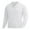 White, variant on Men's Casual Sweatshirts Textured Pullover V Neck Sweater Pullover Tops Long Sleeve Lightweight T Shirts White XXL