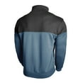 thumbnail image 6 of UVEASISHA 1/4 Zip Up Sweatshirt Men Color Block Fashion Stand Collar Pullover Sweatshirts Fall Winter Fleece Lined Hoodless Tops with Pocket Blue L, 6 of 8